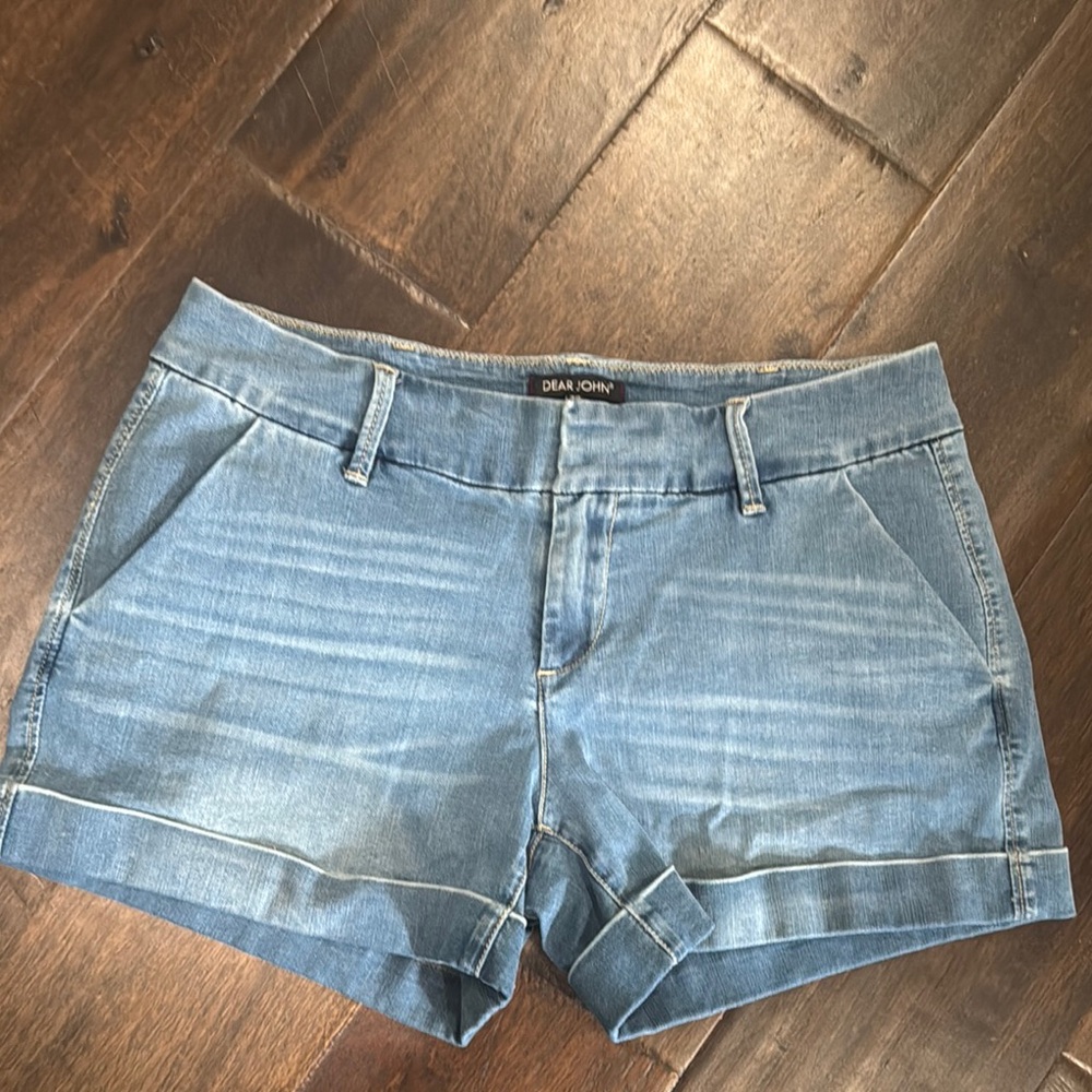 Dear John Blue Jean Shorts with Cuffed Hem size 30/10 worn once